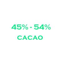 45 to 54 Percent of Cacao Content